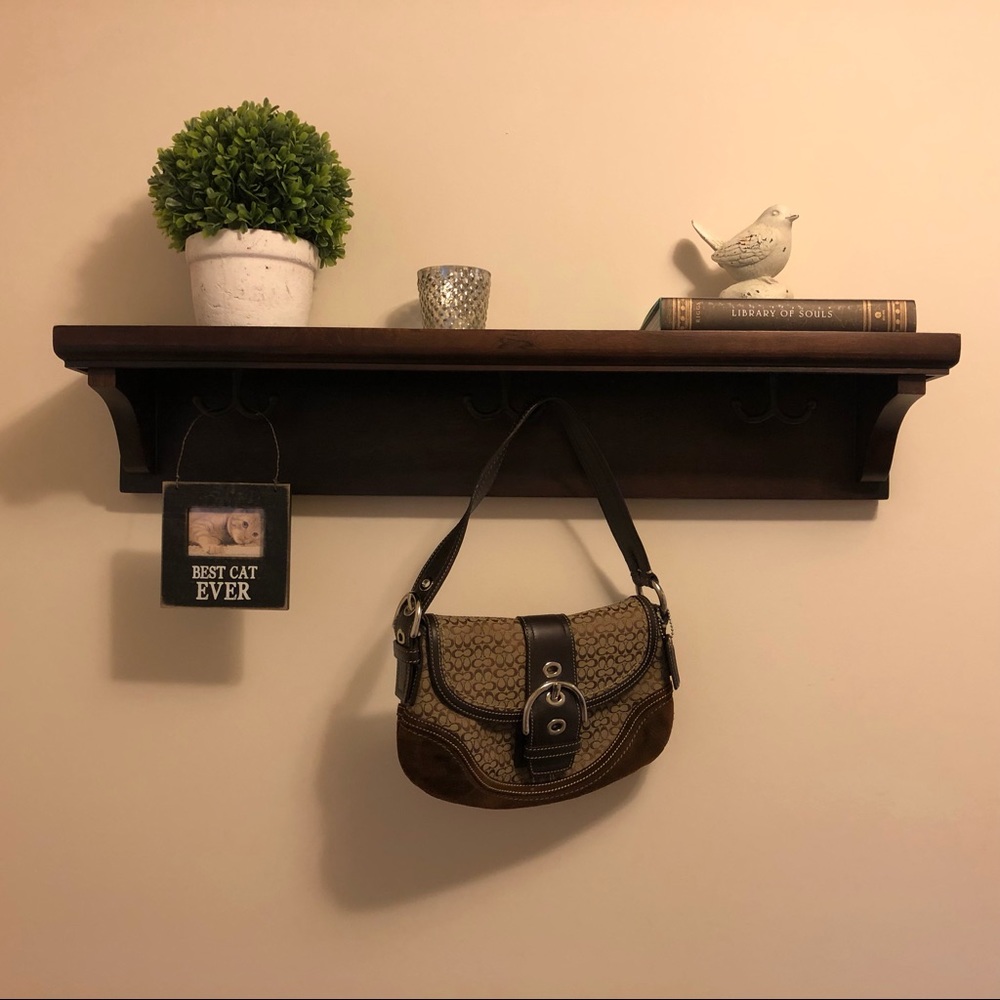 Coach :: Coach handbag with suede